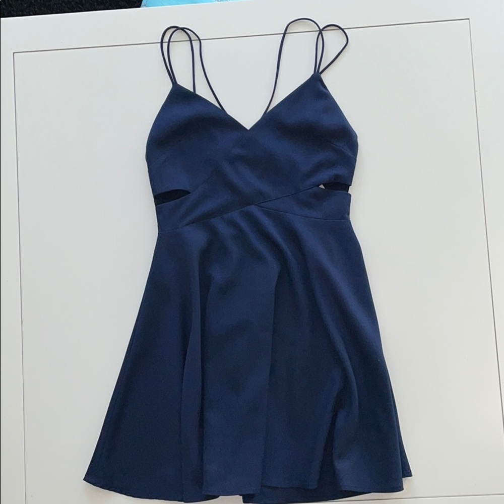Sugar + Lips Navy Dress